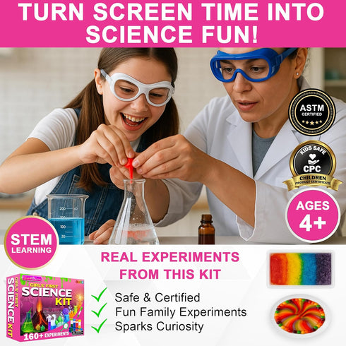 5-7 8-12 Set, Jim&Gloria Science Kits for Kids Age Year Old Birthday Gifts for Girls, Craft Supplies, Learning