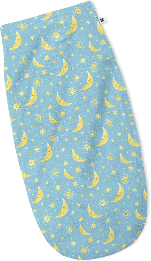 Henry Hunter Baby Swaddle Sack - Soft Stretchy Cotton Swaddles for Newborns, Pack of 3, Cloud | Moon | Light Heather