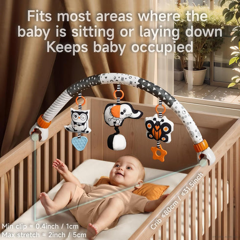 0-6 0-6 6-12 TUMAMA Car Seat Toys for Babies Months, Stroller Toys for Infant Months, Newborn Sensory Hanging Rattle