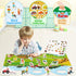 Reusable Sticker Books for Toddlers - Farm Stickers for Kids, Travel Essentials Toy for Ages 1-3