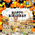 251 Set Construction Birthday Party Supplies PCS Construction Birthday Banner Balloons Plates Napkins Cups Tablecloth
