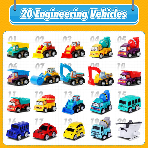 ZenBombs 12 3 Easter Eggs with Cars Inside - PCS Prefilled Easter Eggs with Pull-Back Toy Cars - Kids Easter Basket