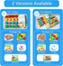 Shape Matching Game, Color Sensory Educational Toy, Geometric Quick Matching Board Game for Kids