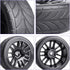 12mm Hex Preglued Wheels Tires Set, 1/10 On Road RC Car Compatible with Tamiya TT02 TT01 Traxxas 4tec 2.0 3.0 Touring