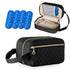 Damero Breastmilk Cooler Bag with 4 Ice Packs -Breastmilk Cooler Travel Bag