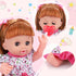 Baby Doll Toys Set, 14" Doll Toys, 25Pcs Doll Care Playset for Toddlers, Baby Gift for 3-6 Year Olds