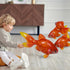 Jet Creations Inflatable Aquatic Animal Pack: 4pc Shark, Dolphin, Goldfish, Starfish, Crab, Penguin - 20+ inch Long