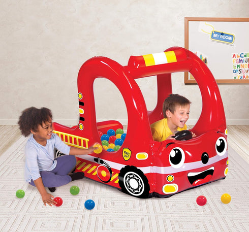 20 Banzai Rescue Fire Team Play Center Ball Pit with Balls, Toy