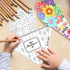 24 ceiba tree Pcs Color Your Own Mothers Day Bouquet Crafts Happy Mother's Day Coloring DIY Craft Kits for Kids School