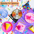 6 Inch Prize Wheel - Spinning Wheel for Prizes, 10 Slots Color Tabletop Roulette Spinner, Portable