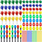 120 Pcs Musical Instruments Learning Toy - Includes Egg Shakers, Sand Hammers, Maracas, Clappers, and More