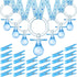 Tondiamo 48 Pieces Baby Pacifiers Party Favors with 24 Plastic Pacifiers and