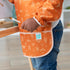 3-5 Bumkins Sleeved Smock, Toddler Reusable Waterproof Bib for Girls and Boys Ages Years, Long Sleeve Childrens, Kids
