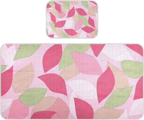 SyXIOP Henri Style Leaf Petal Colorful Cooling Baby Crib Mattress Cover 28" x