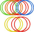 Libima Obstacle Course Ring Set, Large Plastic Hoops for Gymnastics Practice, Educational Activities, 12 Pcs