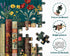 PPuzzling 1000 Vintage Wildflower Book Puzzles for Adults Pieces, Plant Floral Books Pages Jigsaw Puzzle, Retro