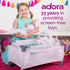 Adora Pack-N-Play Deluxe Baby Doll Crib & Changing Table Set - Includes Storage Box and Diaper Pad, Holds Dolls up to