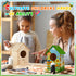 2 Pack 3-5 4-8 8-12 Liliful Birdhouse Kit, DIY Wooden Crafts for Kids and Adults, Bird House with Paint and Brushes