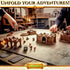 10 6 (1" 22x26-4 3D 140+ 4 DND Game Mats and a lot More - Includes Dungeons & Dragons Board Game Battle Maps Hex Grid)