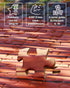 1000 8 Piece Puzzle for Adults - Golden Forest Trail Beside Quiet Lake in Autumn, Gift-Ready Box, Letters on Back