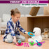 Kids Kitchen Playset Dishes - 27Pcs Toy Plates and Bowls Sets for Outdoor Play Accessories