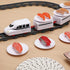 Set TOYANDONA Sushi Train Rotating Table Food Train Battery Powered Electric Train Toy Under Christmas Tree Train Track