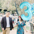 KatchOn Giant Light Blue Number 3 Balloon, 40 Inch, 3rd Birthday Decorations, Baby Shark Theme