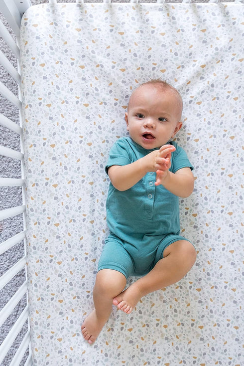 Arlo Premium Fitted Knit Crib Sheet for Crib & Toddler Beds