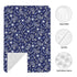 Hcpwzrf Deep Sea Navy Paisley Baby Car Seat Cover & Nursing Cover - Breathable Stretch Multi-Use Cover