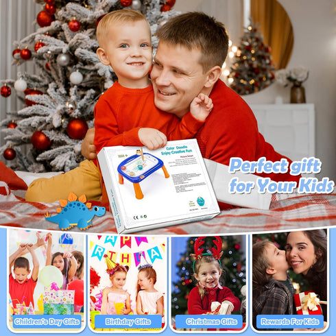 Toddler Toys for 1-4 Year Olds, Magnetic Drawing Doodle Board, Educational Learning Toy for Boys and Girls
