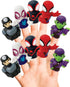 Spidey & His Amazing Friends 10 Piece Finger Puppet Set - Educational and Bath Toys for Playtime
