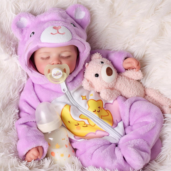 BABESIDE Lifelike Reborn Baby Dolls, 20 Inch Realistic Newborn Baby Doll with