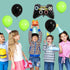 107 pcs Game On Balloons Arch Garland - Black Green Video Game Party Supplies for Level Favor Theme Birthday Decorations