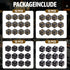 48 Pieces MTG Counter Keyword Counters, Life Counter Tokens Dice Buff Tokens for Magic Card Game Accessories