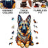 250pcs 16.5 8.9in Wooden Puzzles for Adults - German Shepherd Wooden Jigsaw Puzzle - Unique Animal Shaped Wood Puzzles