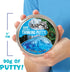 Crazy Aaron's Transparent Thinking Putty - 4" Falling Water Liquid Glass See Through Tin, 90 Grams, Never Dries Out,