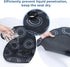 COOLBEBE 2 Pack (Black,2PC) Infant Car Seat Protector for Potty Training, Dry Waterproof Car Seat Liner Toilet Training