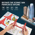 CubicFun 3D Puzzles for Kids Ages 8-10, LED San Francisco Cityline Arts and Crafts for STEM Projects