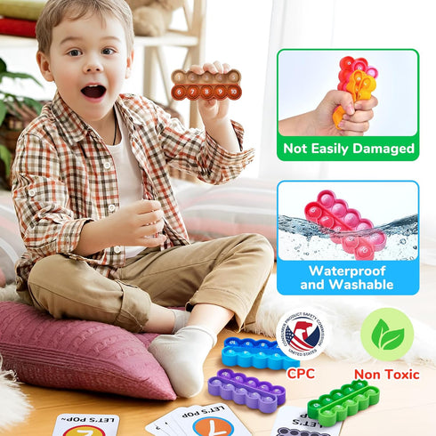 Elementary-8 20 Counting 3-5 Joycat Ten-Frame Math Learning Tools for Ten Frames and Task Cards Math Games