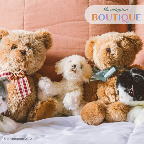 Bearington 6.5 Inch White Dog Stuffed Animal - Poodle and Labradoodle Plush