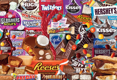 Buffalo Games - Hershey Deluxe Collage, 2000 Piece Jigsaw Puzzle for Adults, Perfect for Game Nights
