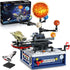 Solar System Building Sets with Light, Rotatable Space Exploration Toys with 9 Planets & Rocket Sets for Kids Age 6+