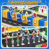 Set 3-8, 124 Pcs(36 +1 3D Electric Train for Kids Track Car) Rail Train Track Toy, Flexible Race Track for Toddlers