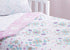 Set 4 Delta Children Toddler Bedding | Girls Piece Collection | Fitted Sheet, Flat Top Sheet w/Elastic Bottom, Fitted