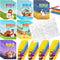 Gilprop 336pcs Christian Coloring Books with Crayons for Kids Easter Mini Coloring Book