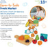 Learning Resources New Sprouts Farm-to-Table Fresh Market - Pretend Play Food for Kids, Grocery and Kitchen Play Toys