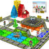 HarworLife Magnetic Tiles Road Set, Magnetic Building Blocks for Kids Ages 3+Year