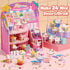Cleboen Set, 24 8+, Mini Dessert House DIY Toy Making Miniature Food Desserts, Resin & Clay Kitchen Play Food DIY Craft