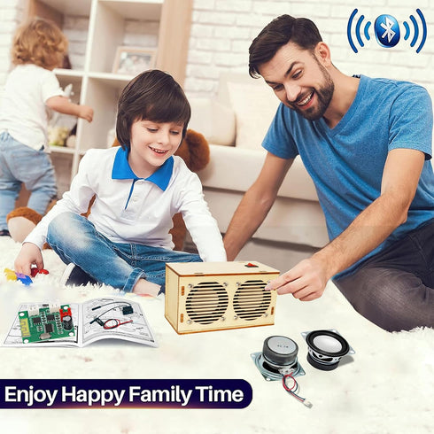 STEM Gifts for Teen Girls and Boys, Science Kits for Kids Age 8-16, Bluetooth Speaker Kit, 3D Puzzles, DIY Projects