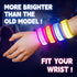 8 PCS LED Glow Bracelets, Light Up Wristbands for Christmas, Concerts, Festivals, Game Prizes, Rave Accessories